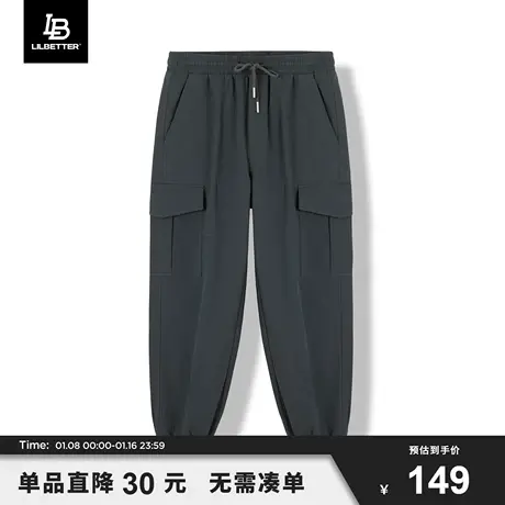 Lilbetter工装束脚裤男新款宽松运动休闲裤子春季百搭潮牌长裤LB图片