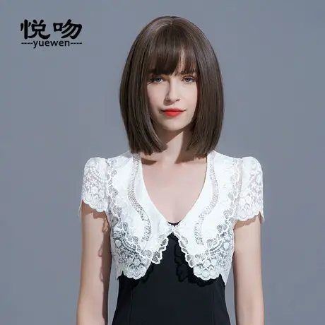 夏季配裙子的小外套女薄短款外搭蕾丝刺绣小披肩夏百搭开衫小坎肩商品大图