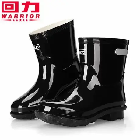上海回力雨鞋男士2025新款短筒防水防滑加厚耐磨低筒水鞋外穿雨靴商品大图