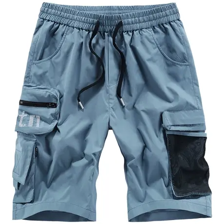 VIP机能风工装短裤男士ins潮流夏季宽松速干五分裤大码运动裤潮牌商品大图