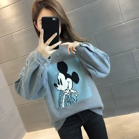 毛衣女装2024年新款春秋季女士春款春装宽松外穿上衣打底衫洋气潮商品大图