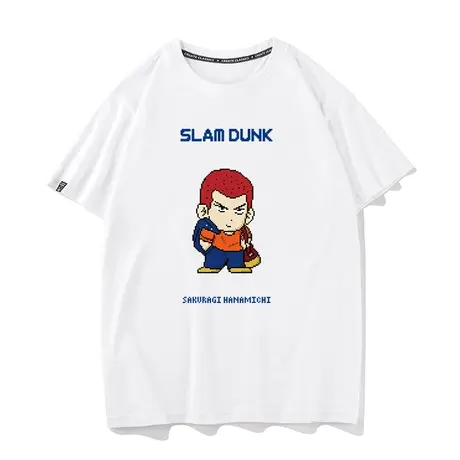 秀洛灌篮高手衣服夏季短袖t恤纯棉圆领宽松半袖ins潮流纯棉打底衫商品大图