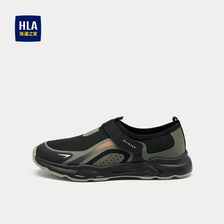 HLA/海澜之家时尚镶拼休闲鞋25新透气弹力耐穿防滑户外溯溪鞋男商品大图