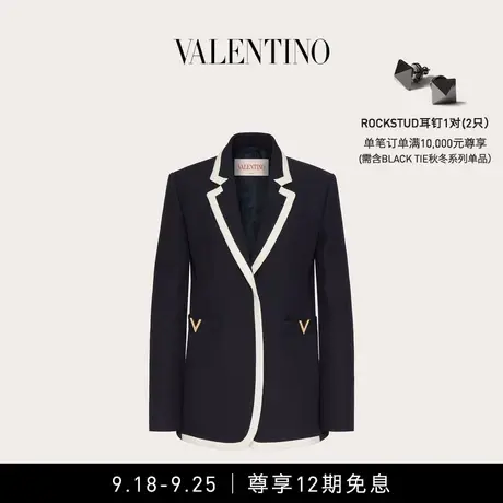 【12期免息】华伦天奴VALENTINO女士 CREPE COUTURE 外套商品大图