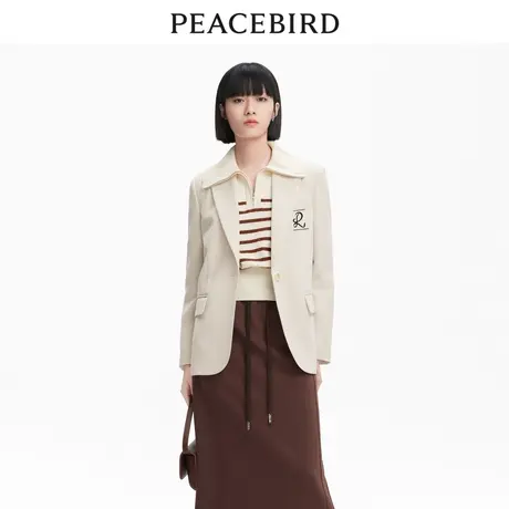 【商场同款】太平鸟女装2023年春季新款斯文西装A5BAD1B45图片
