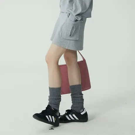 omont蛋挞家 高腰工装卫裙半身裙女春季2023年新款宽松显瘦短裙子图片