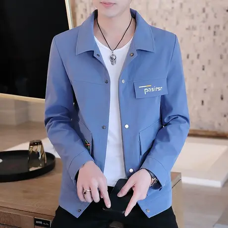 2025新款春秋季帅气摇粒绒夹克男士青年外套韩版奥利绒潮流男装商品大图