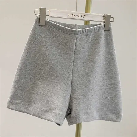 舒适品质感！夏季w能百搭弹力短裤可外穿可内搭打底休闲直筒裤女商品大图