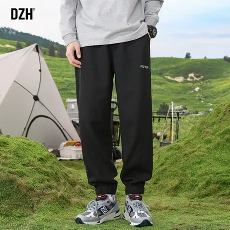 男士华夫格卫裤男春夏新款2023爆款束脚裤子休闲百搭潮牌运动裤男商品大图