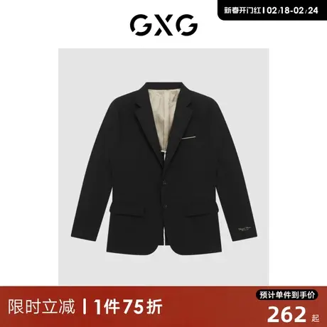 GXG男装商场同款黑色套西西装 22年春季新品 正装系列图片