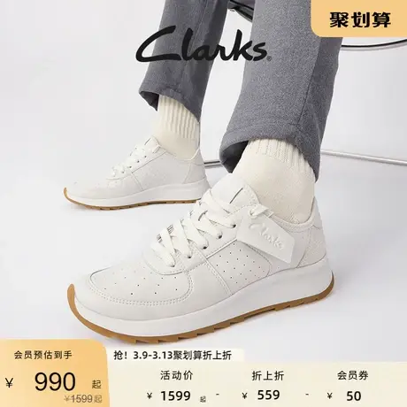 Clarks其乐女鞋纤动系列鞋子女春夏透气运动鞋休闲鞋女小白鞋图片