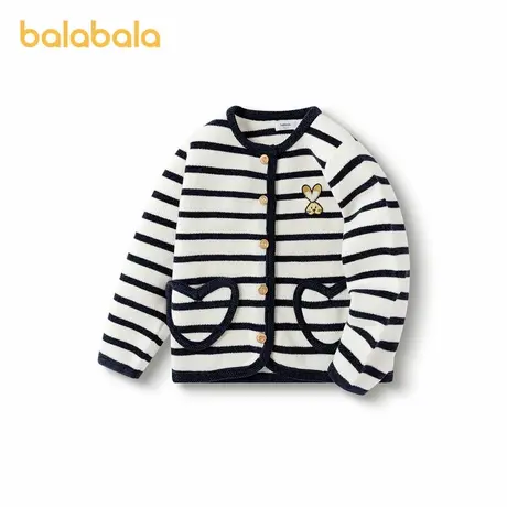 巴拉巴拉女童毛衫春经典条纹针织衫甜美可爱图片