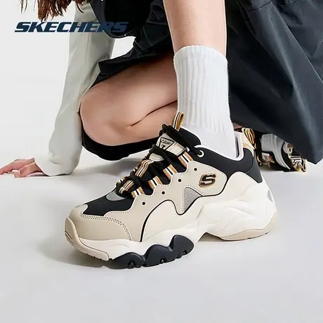 Skechers斯凯奇熊猫鞋女鞋奶盖熊厚底休闲鞋厚底松糕鞋复古老爹鞋商品大图