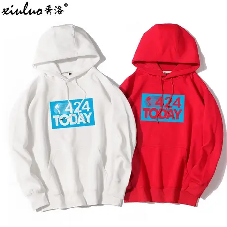 秀洛王俊凯衣服机场424卫衣男古着vintage网红卫衣抖音爆款商品大图