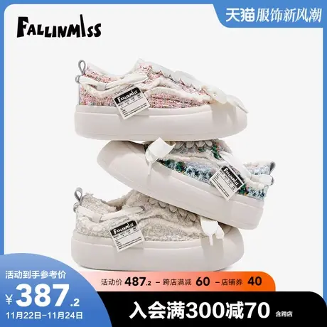 非谜大头鞋面包鞋2023秋新款休闲帆布鞋板鞋百搭布鞋透气小白鞋潮图片