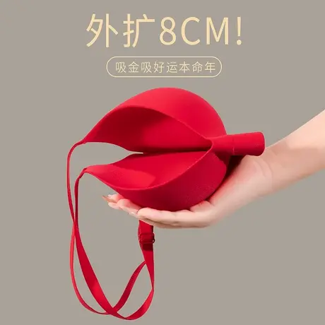 本命年内衣女小胸聚拢加超厚上托防下垂兔年8厘米a杯红色文胸胸罩商品大图