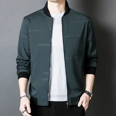 秋冬款潮牌棒球领外套男士夹克防风衣服宽松冬季男装2023新款外穿图片