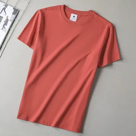 230g重磅纯棉t恤男士短袖潮流宽松夏季液氨长绒棉体恤半袖打底衫商品大图