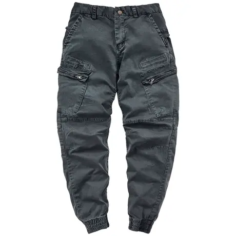 VIP多口袋工装裤男士宽松运动束脚裤潮牌痞帅纯棉小脚休闲裤潮流商品大图