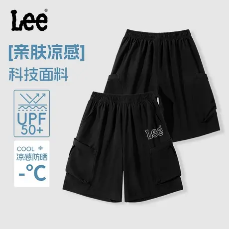 Lee童装男童短裤2025新款夏男孩工装裤凉感五分裤儿童裤子夏薄款图片