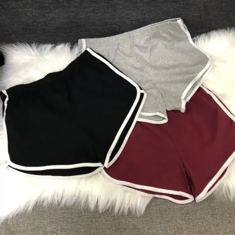 韩版纯棉运动短裤女宽松外穿家居休闲裤跑步跳舞瑜伽热裤夏ins潮商品大图