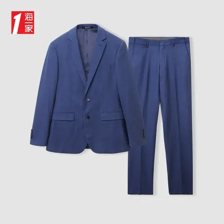 海一家宴会婚礼西服两件套2024春季商务绅士男士礼服套装图片