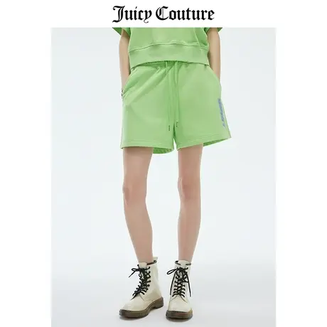Juicy Couture橘滋短裤女2023夏季新款美式运动宽松针织休闲裤商品大图