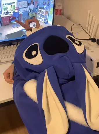 oversize连帽卫衣女秋冬季宽松设计感小众上衣慵懒风加绒加厚外套图片