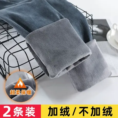 加绒牛仔裤女冬季2022年新款爆款女士紧身小脚铅笔裤加厚郑州女裤商品大图