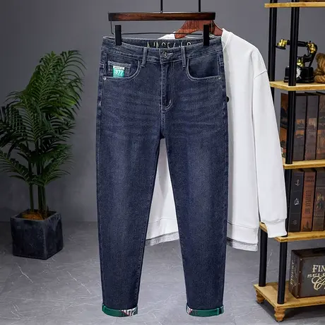 男生2024新款潮流百搭春季休闲牛仔裤春秋款高级感水洗男裤子春天商品大图