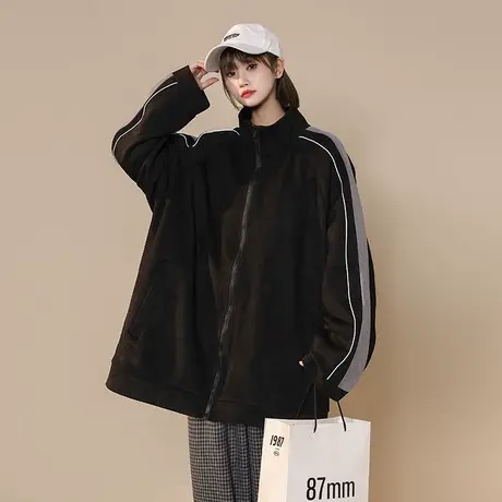 冲锋衣外套男春秋款男生潮牌秋装上衣2023新款秋季夹克运动棒球服商品大图