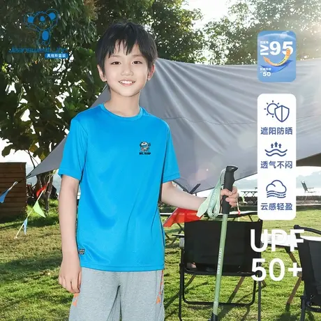 真维斯×奇先生妙小姐联名童装案圆领短袖T恤新款夏季速干百搭T恤图片