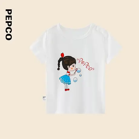 小猪班纳童装25年夏新款儿童圆领上衣小童女童短袖T恤夏季商品大图