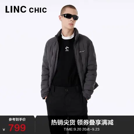 LINCCHIC金羽杰轻薄羽绒服男短款23年秋冬新款简约潮酷N23801082商品大图