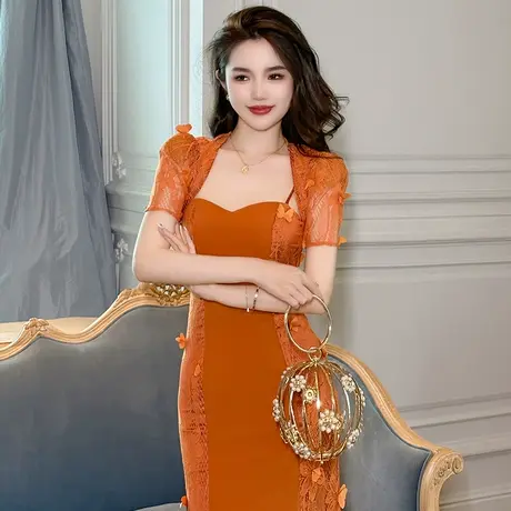 时尚百搭防晒开衫小披肩上衣薄款2024新款气质显瘦镂空修身短外套图片