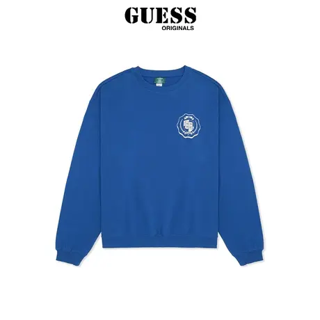 【38上新季】GUESS Originals胶囊系列新秋男士圆领重磅卫衣外套商品大图