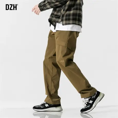 男士冲锋裤高街裤子男秋季新款潮流百搭休闲裤2023新款工装裤长裤商品大图