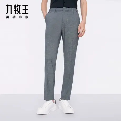 [商场同款]九牧王男裤西裤2024春季款挺括舒适休闲时尚松紧西装裤商品大图