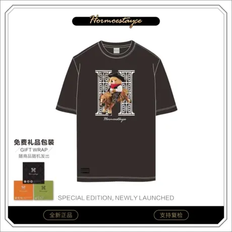 Hormoestayce哈慕哲夏季潮流t恤东方牛仔图片