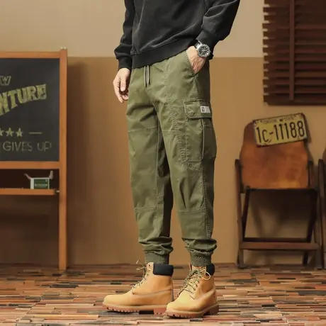 百搭工装裤男大码男款裤子休闲裤子男款高级感秋冬季潮流百搭男裤商品大图