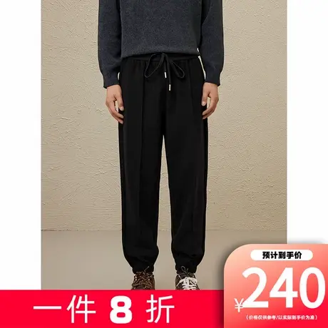 【新款】GXG男装 休闲束脚裤宽松收口卫裤休闲裤长裤男图片