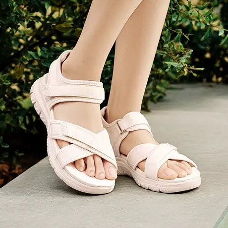 Skechers斯凯奇夏女鞋复古休闲凉鞋舒适外穿沙滩凉鞋软底舒适透气商品大图