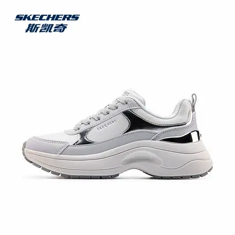Skechers/斯凯奇女鞋2025秋季时尚百搭厚底增高运动鞋复古老爹鞋商品大图
