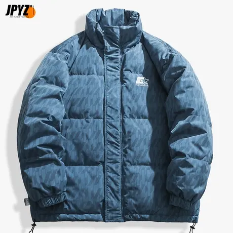 2021冬季棉衣男士宽松潮流ins百搭休闲棉袄韩版反光潮牌棉服外套图片