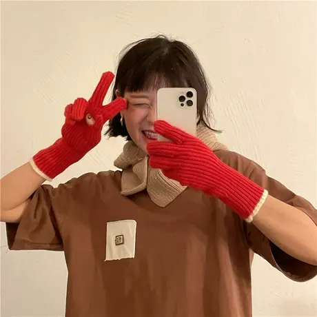 红续2023春夏新款韩版小众设计感贴布纯棉百搭宽松短袖T恤女ins潮图片