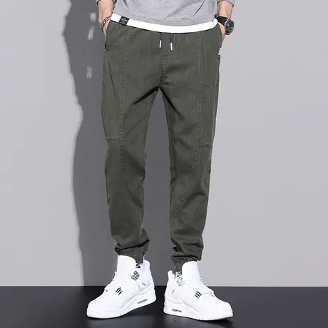 2023新款休闲长裤子男秋冬款潮牌小脚束脚九分运动裤卫裤潮流百搭商品大图