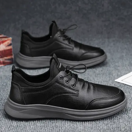 雨鞋男款时尚厨房防滑鞋劳保工作厨师水鞋钓鱼防水鞋男士短筒雨靴商品大图