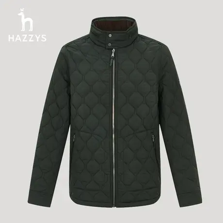 【商场同款】Hazzys哈吉斯冬季新品男士立领棉服韩版时尚休闲外套图片