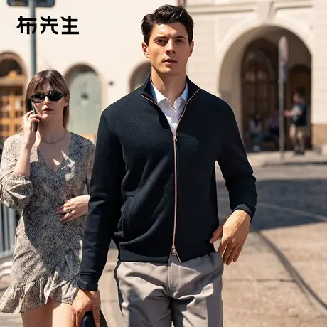 【双头拉链行政夹克】MrBu布先生口袋保暖巴素兰羊毛衣外套男春秋图片