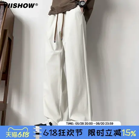 VIISHOW美式工装弯刀裤男款夏季户外潮牌防水冲锋裤休闲阔腿裤子商品大图